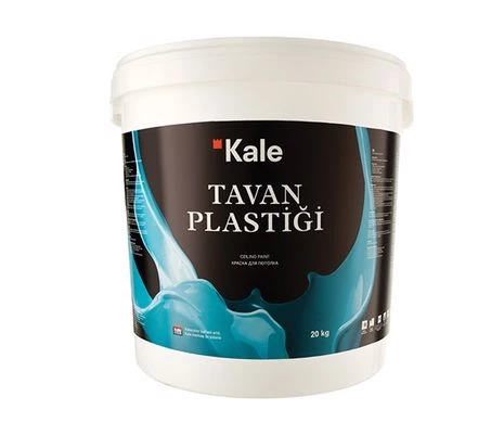 Белоснежная потолочная краска на водной основе 5181 Tavan Plastigi белый, 20 кг, Kalekim